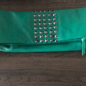 Steve Madden clutch with studs